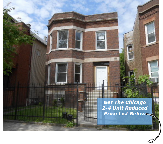 Chicago 2-4 Unit Buildings Price Reduced List