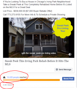 sell house fast Chicago coming soon facebook post